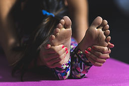 Girl in Forward Fold
