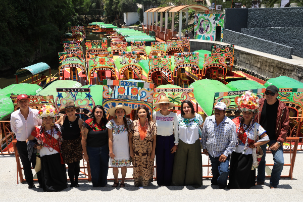 Renuevan embarcaderos en Xochimilco con una inversión de 84 md para fortalecer el turismo sustentable