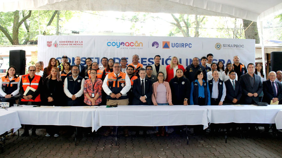 Coyoacán fortalece la prevención y la coordinación en materia de protección civil