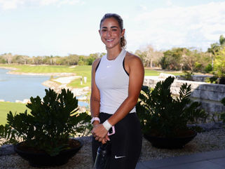 De cara al LPGA de Mayakoba, la nueva versión de Isabella Fierro: Más relajada, más consciente