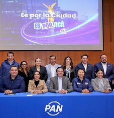 GPPAN presenta Agenda Legislativa, trabajarán en 6 ejes: seguridad, movilidad, transparencia, sistema de cuidados, vivienda y planeación Urbana