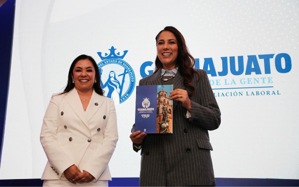 Libia Dennise destaca avances en la justicia laboral en Guanajuato