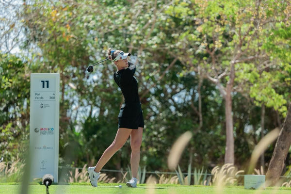 Nelly Korda responde como gran favorita y sube al liderato en Mayakoba 