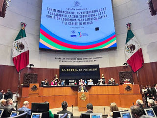 Senado de la República conmemora el 75° aniversario de la Sede Subregional de la CEPAL en México