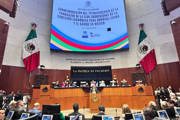Senado de la República conmemora el 75° aniversario de la Sede Subregional de la CEPAL en México