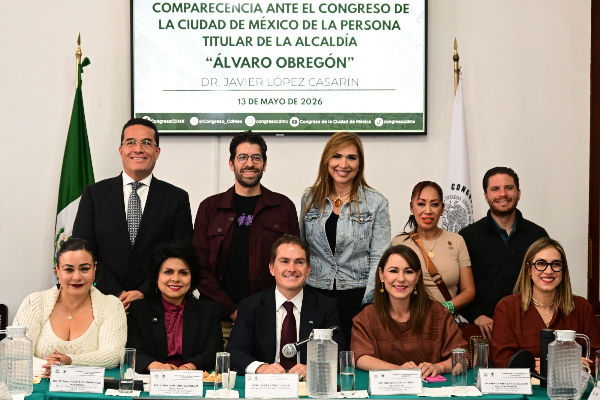 Congreso CDMX inició comparecencias con la Alcaldía Álvaro Obregón; el alcalde resaltó la reducción de delitos de alto impacto