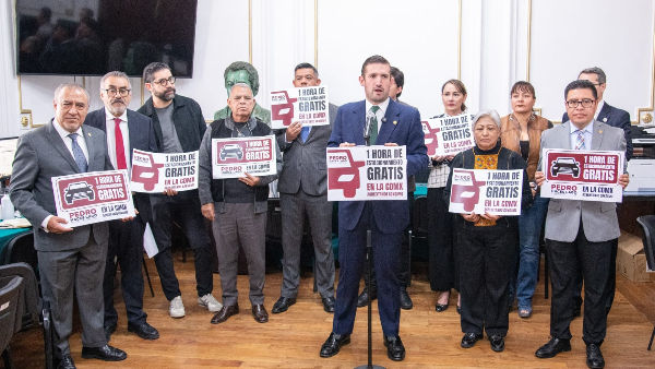 Pedro Haces propone una hora gratis en establecimientos mercantiles