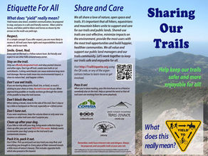 The Trail Etiquette Working Group welcomes you.