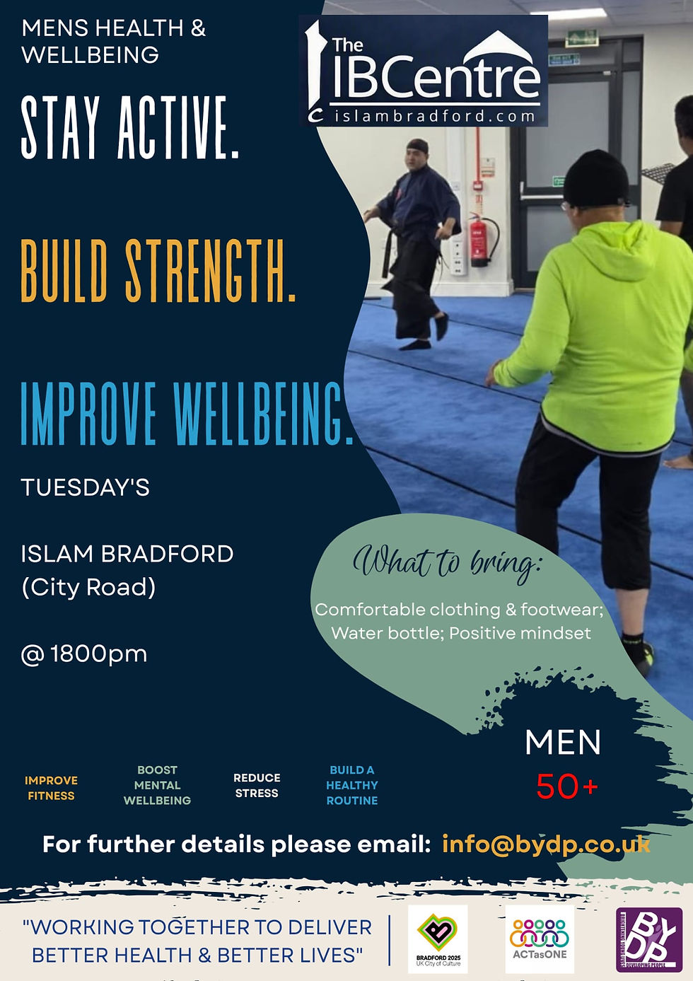 Men’s Health & Wellbeing – Weekly Sessions at Islam Bradford