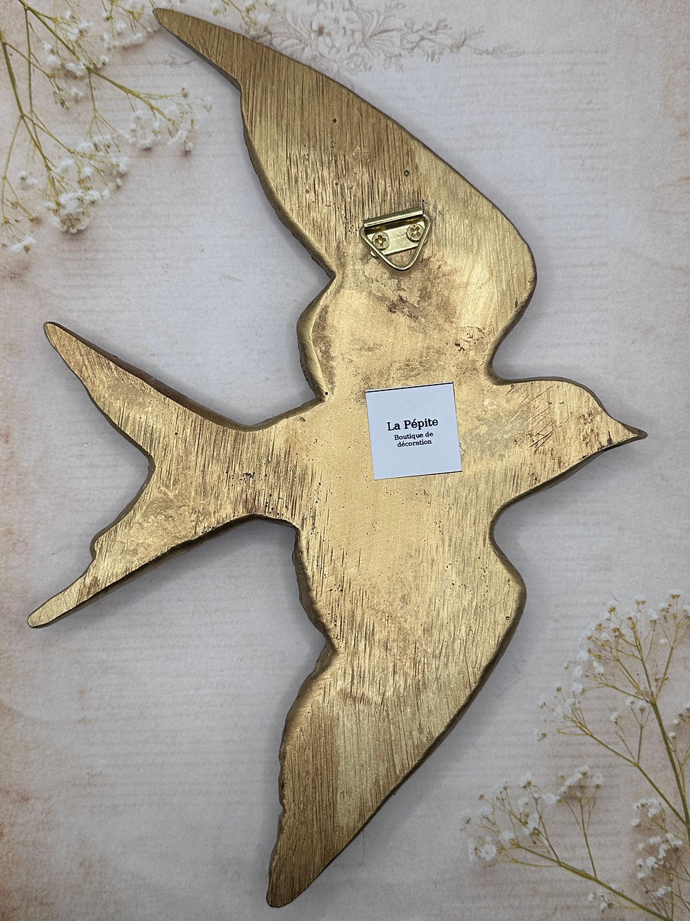 Miniature : Déco Murale Oiseau Doré 