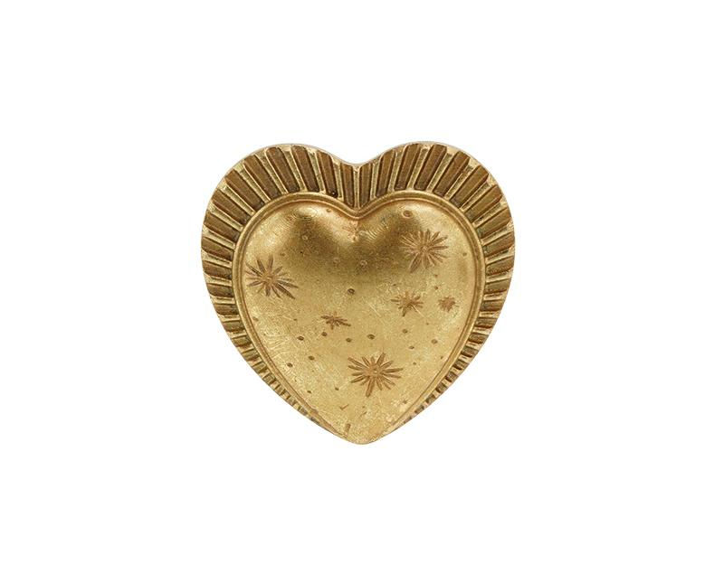 Ex-Voto Cœur Étoilé Doré