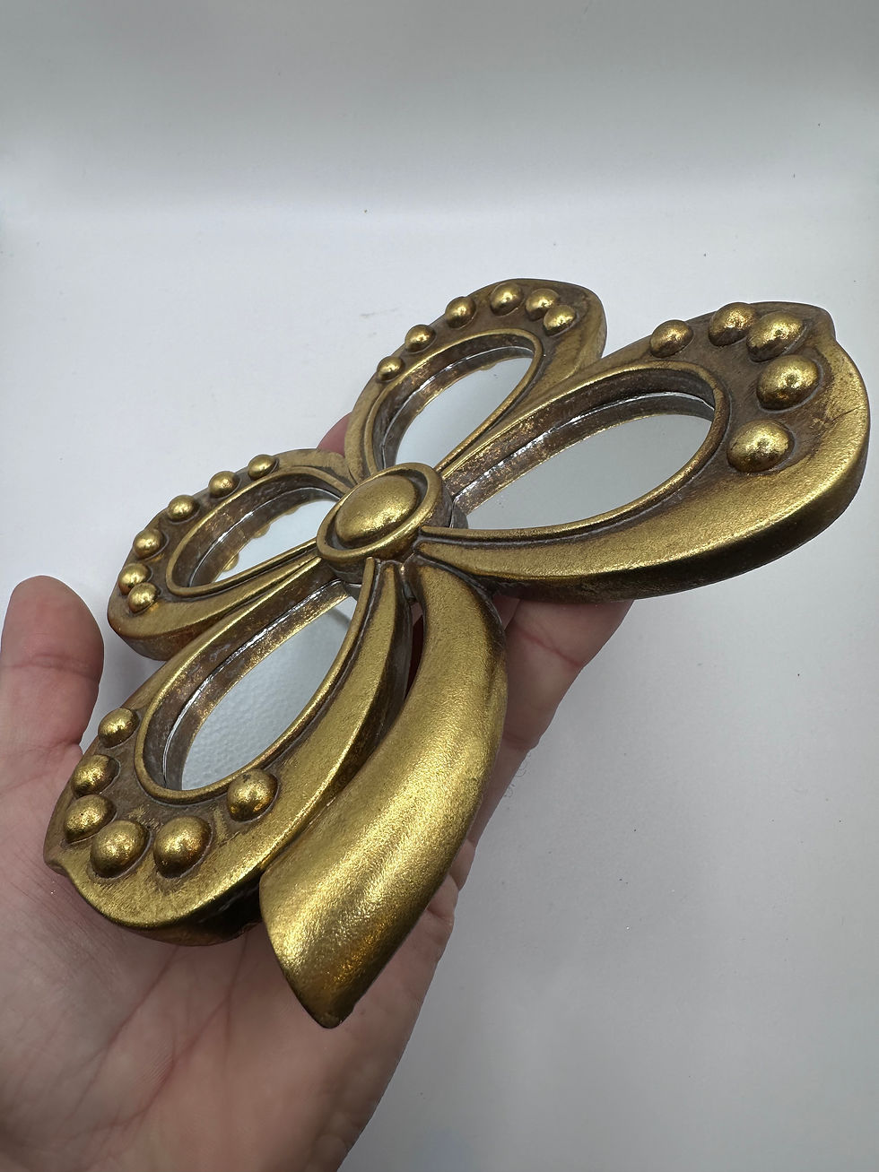 Miniature : Trèfle à 4 Feuilles Miroir Doré