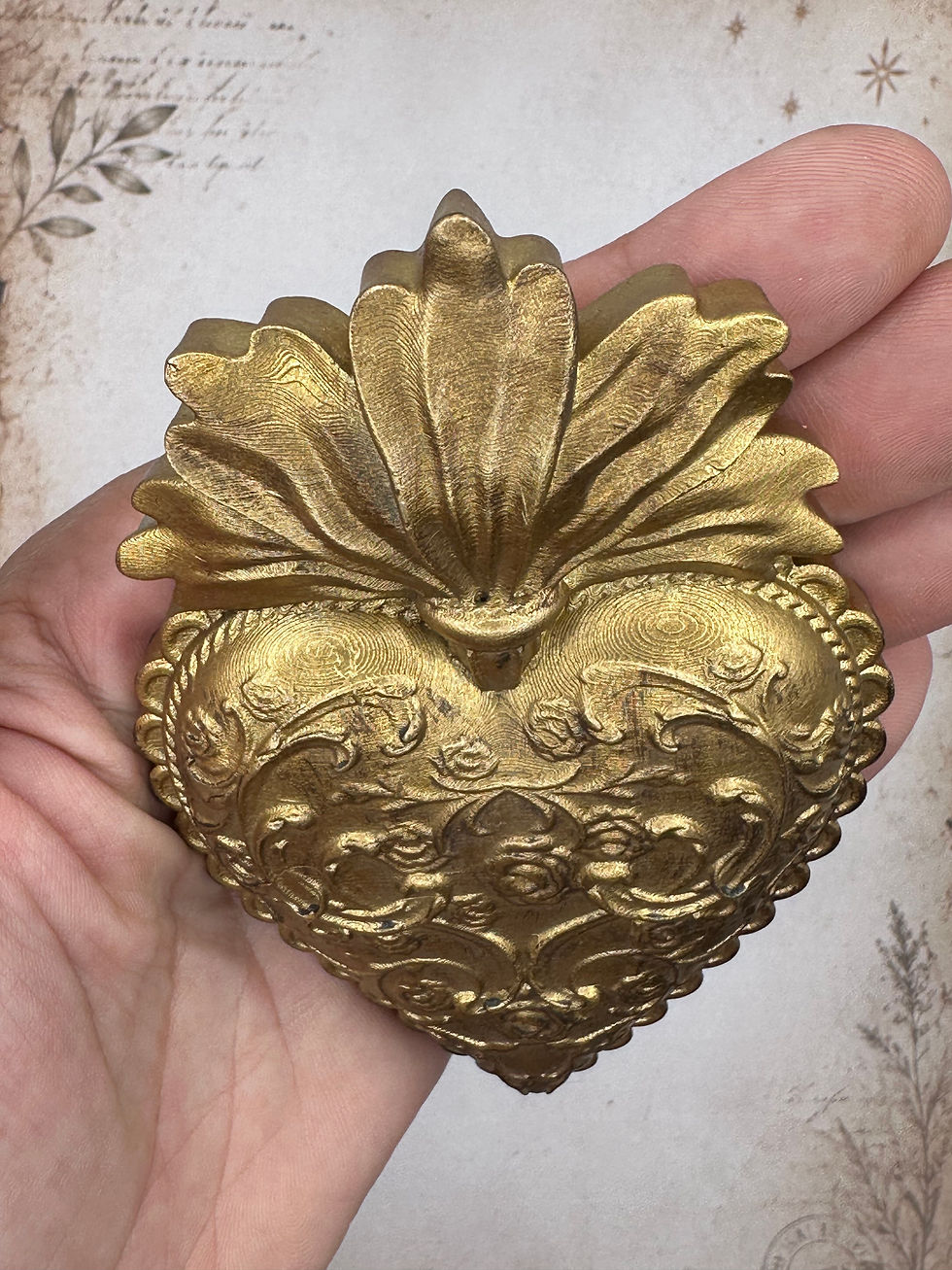 Miniature : Ex-Voto Motif Doré