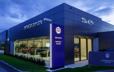 Stele Eingang Emil Fray, Crissier