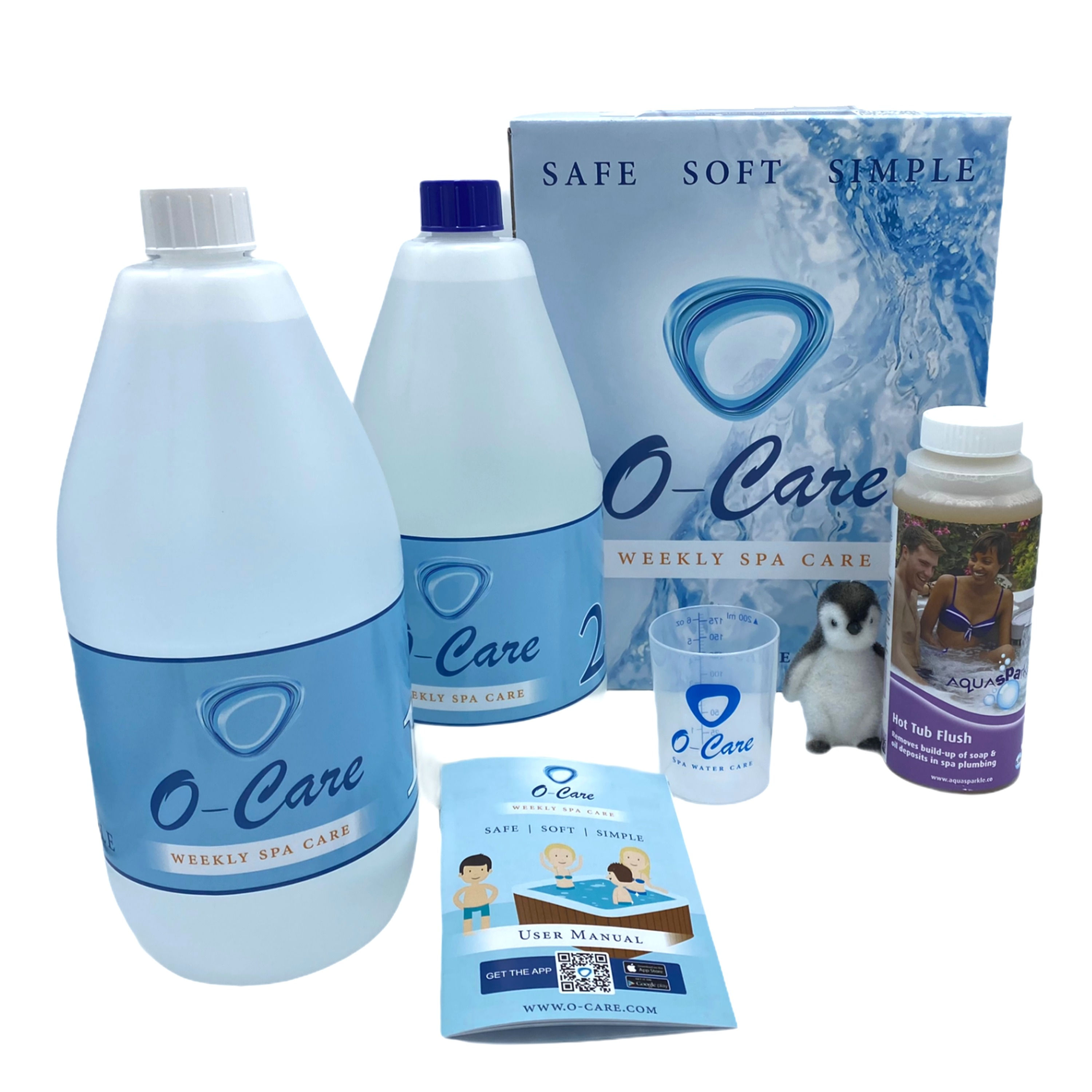 O-Care Weekly Spa Care - Free 500ml Hot Tub Flush