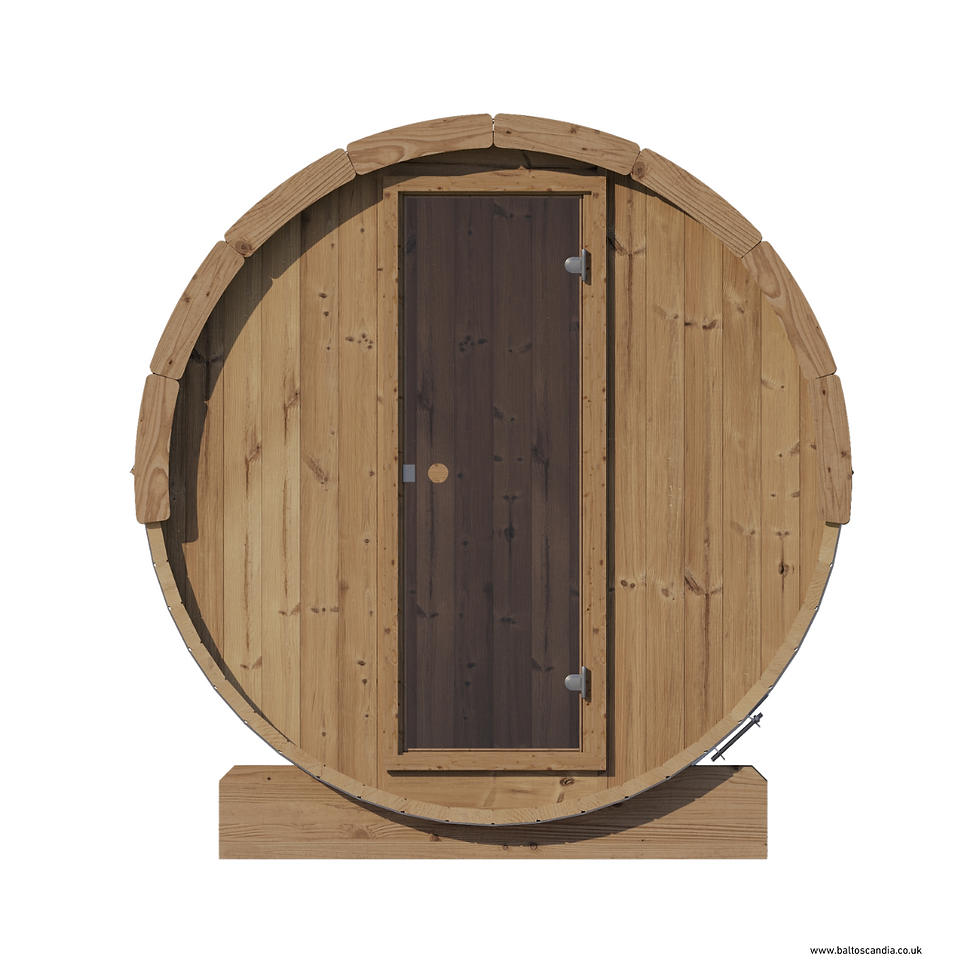 Thumbnail: Halden Sauna Barrel 200 | 200 x Ø 200 or Ø 220 cm | 4 Persons