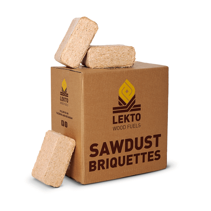 Sawdust Briquettes | LEKTO Woodfuels | Penguin Spas Outdoor Living