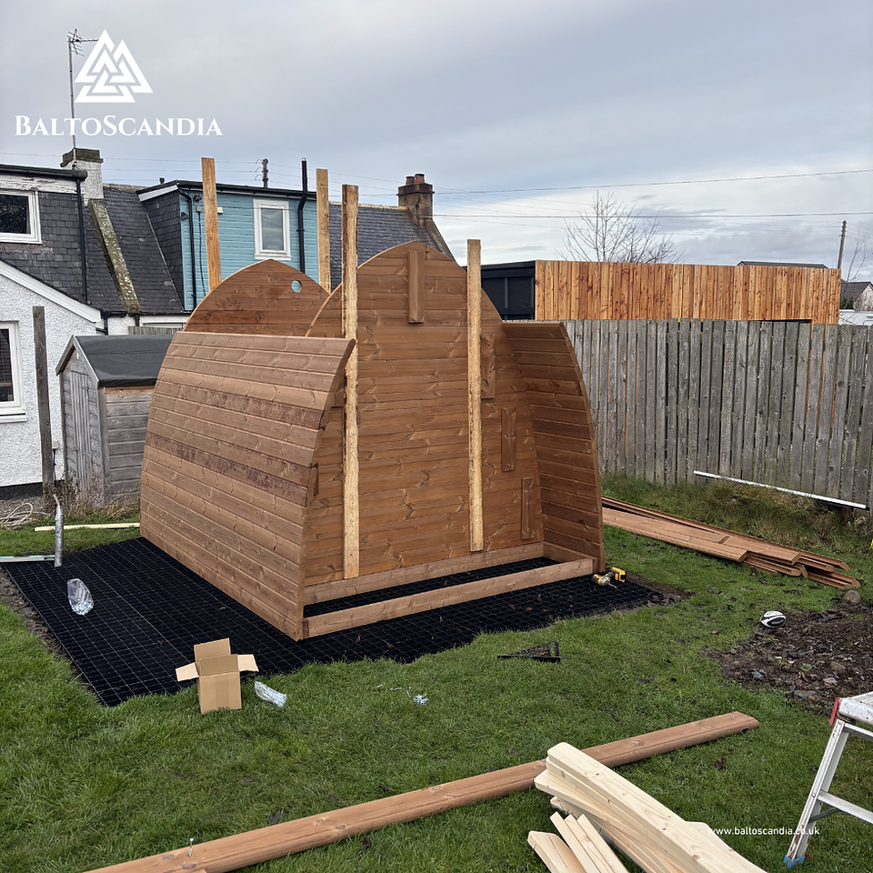 Florø Sauna Pod 300: Designed and Built by Baltoscandia Saunas in Culbokie, Dingwall, Scotland