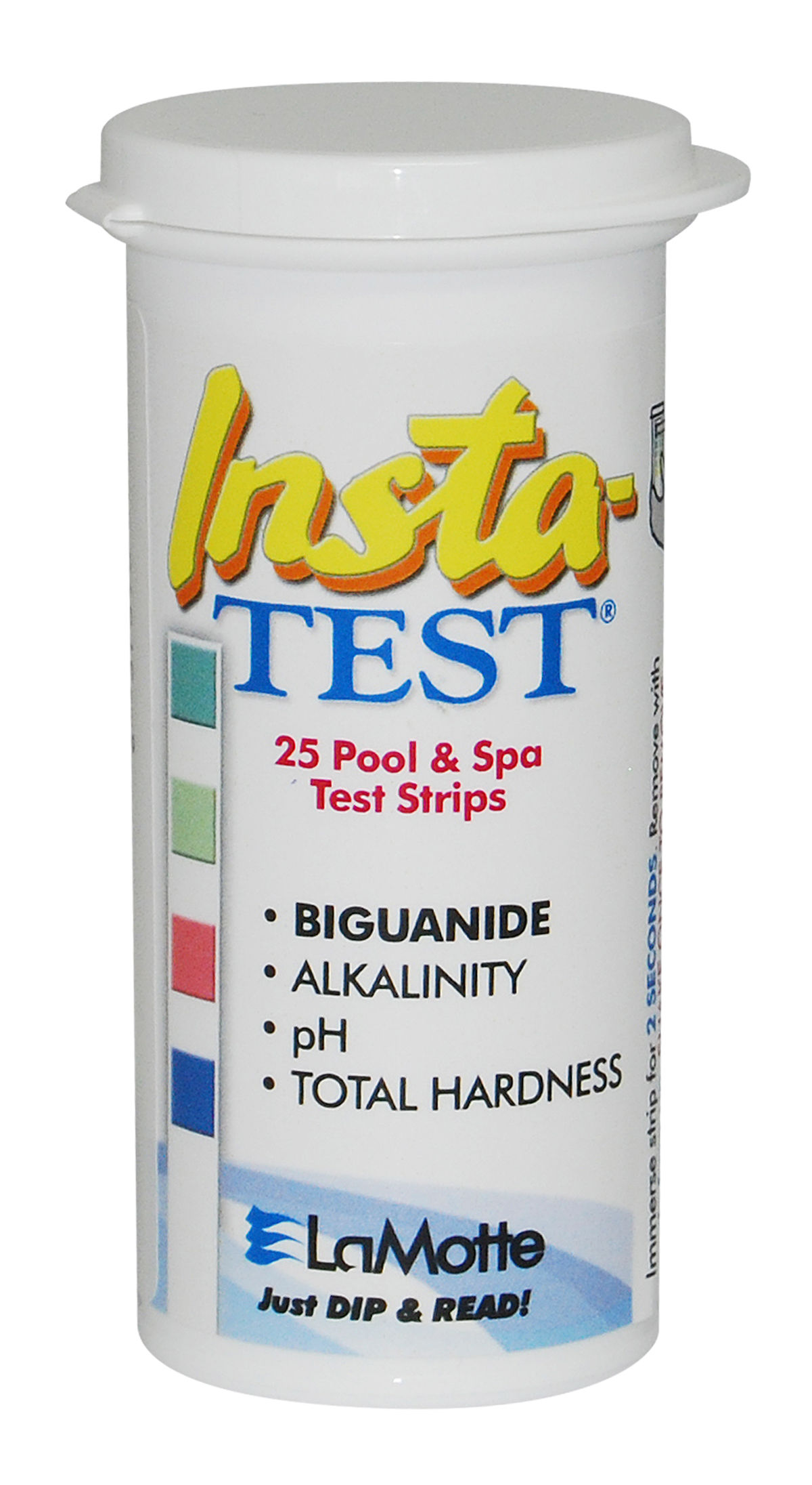 LaMotte Insta-TEST Biguanide, Alkalinity, pH, Total Hardness Test Strips