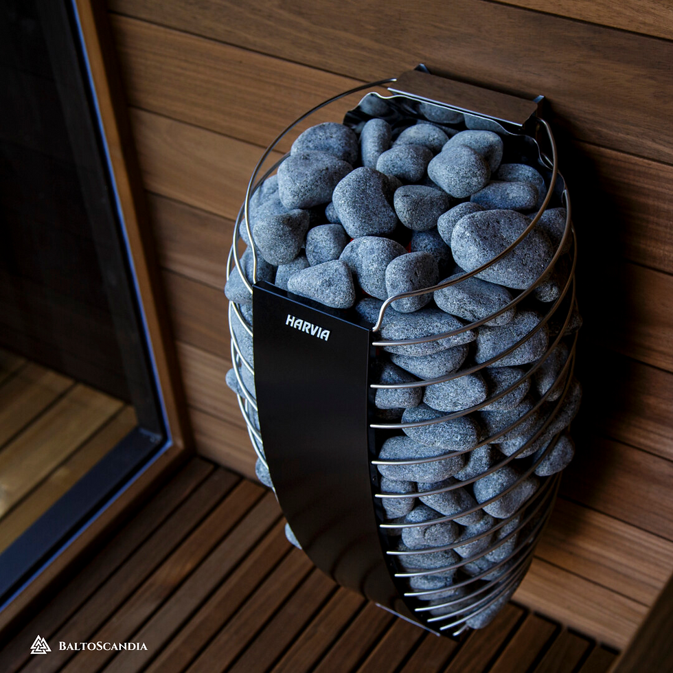 Thumbnail: Harvia Spirit SP90XW Wi-Fi 9.0kW Black Electric Sauna Heater