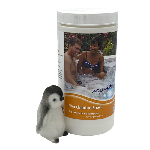 AquaSPArkle NonChlorine Shock 1kg Penguin Hot Tubs