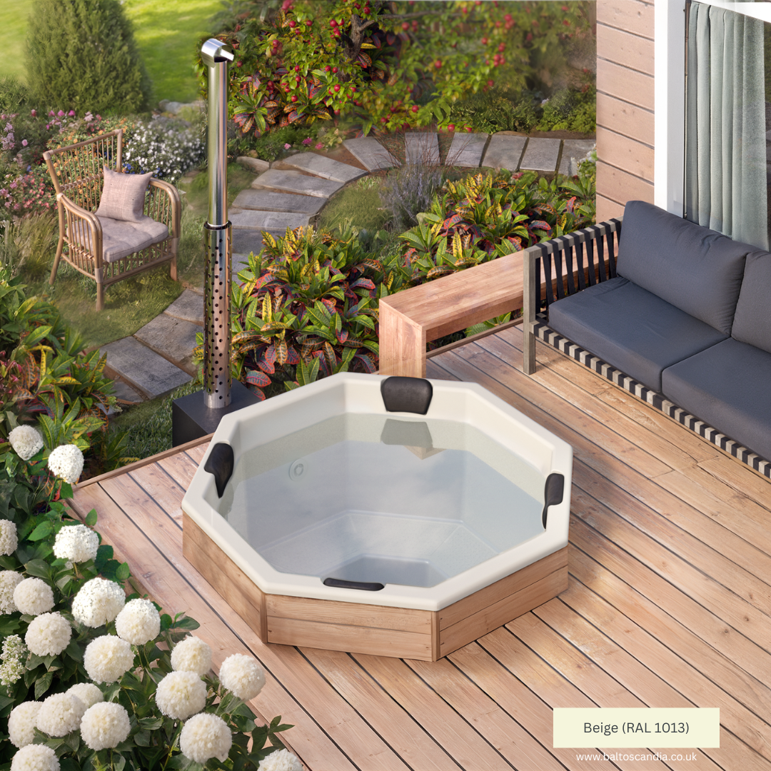 6 persons Fiberglass Hot Tub Liner “Octagon” 1.8 x 1.8m