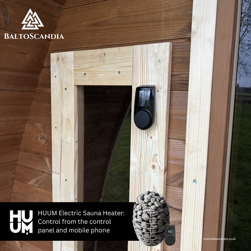 Florø Sauna Pod 300: Designed and Built by Baltoscandia Saunas in Culbokie, Dingwall, Scotland