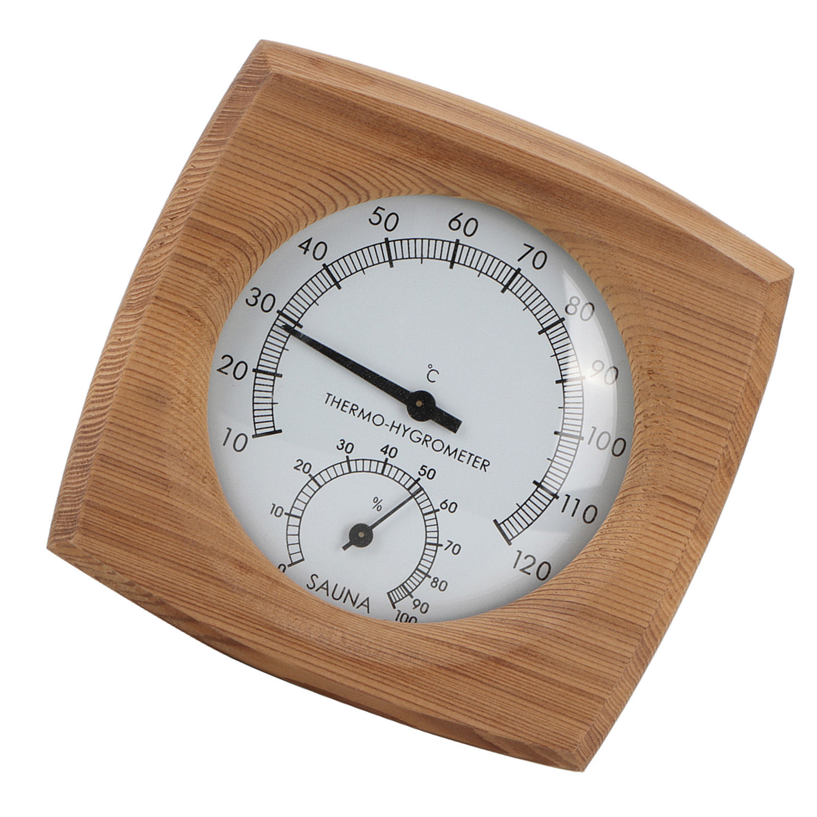 Sauna Thermometer and Hygrometer – Cedar Wood