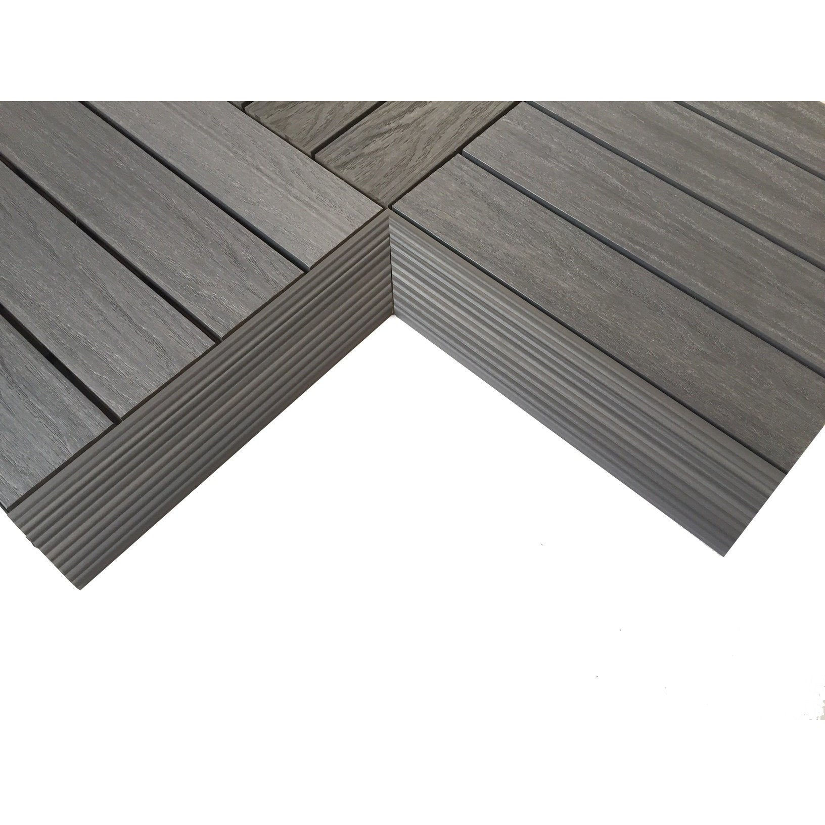 Silver Grey – Castle Composites Castlewood Inward Corner Ramp - pack of 2