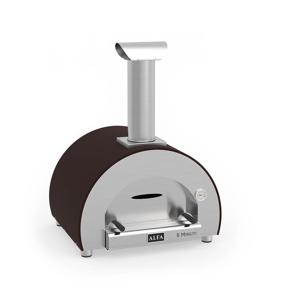 Thumbnail: Alfa 5 Minuti Wood-Fired Pizza Oven with base