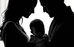 yuvalna_mother_father_and_baby_silhouett