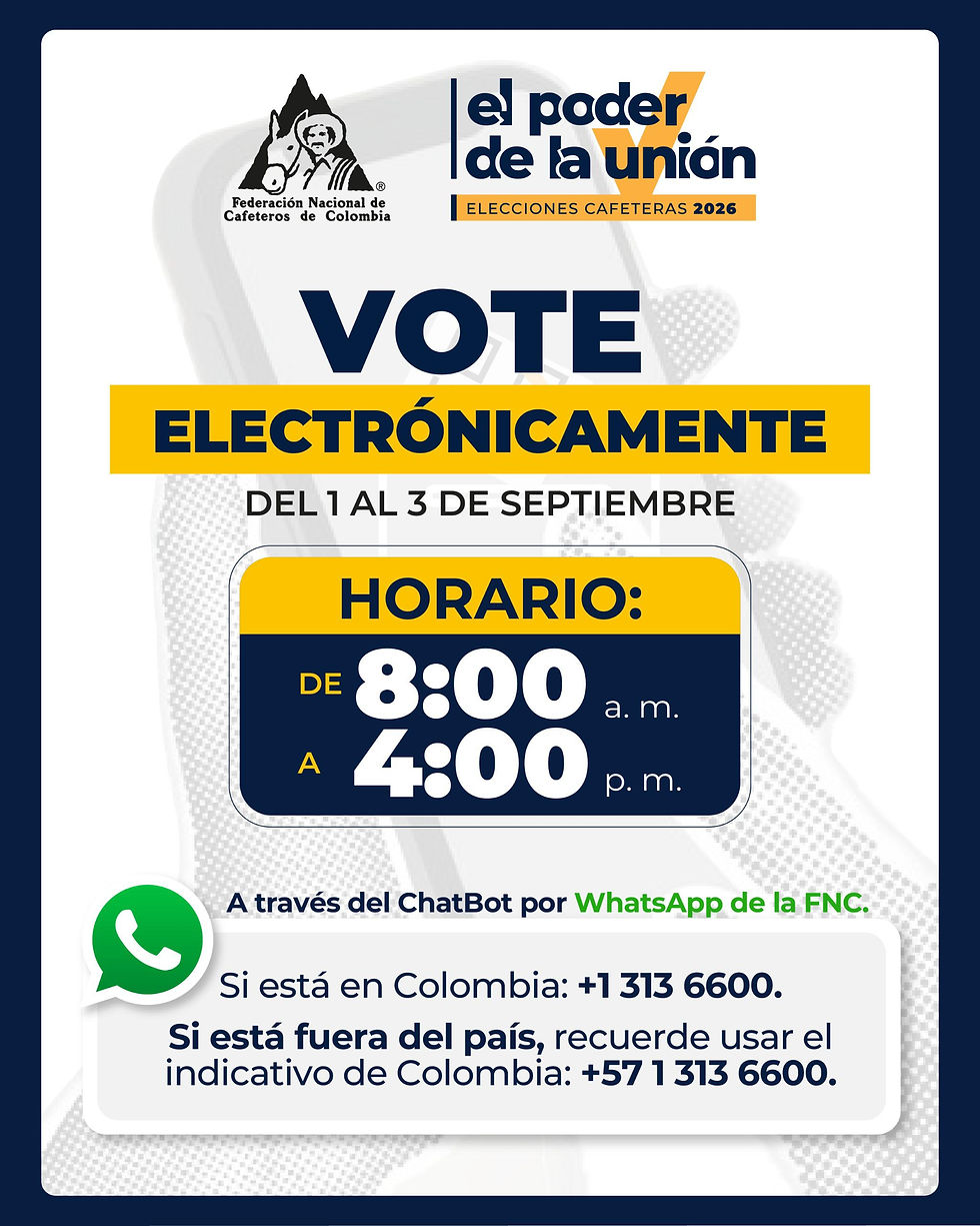 Elecciones cafeteras 2026