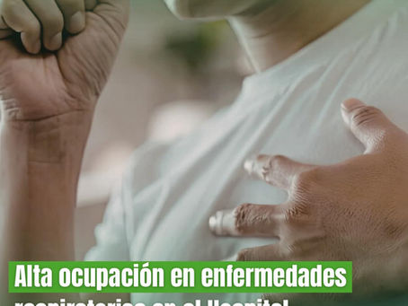 ALTA OCUPACIÓN EN EL SAN JUAN DE DIOS: Enfermedades respitratorias aumentan