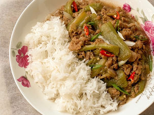 Cà tím om thịt bằm