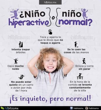Niño hiperactivo o niño normal