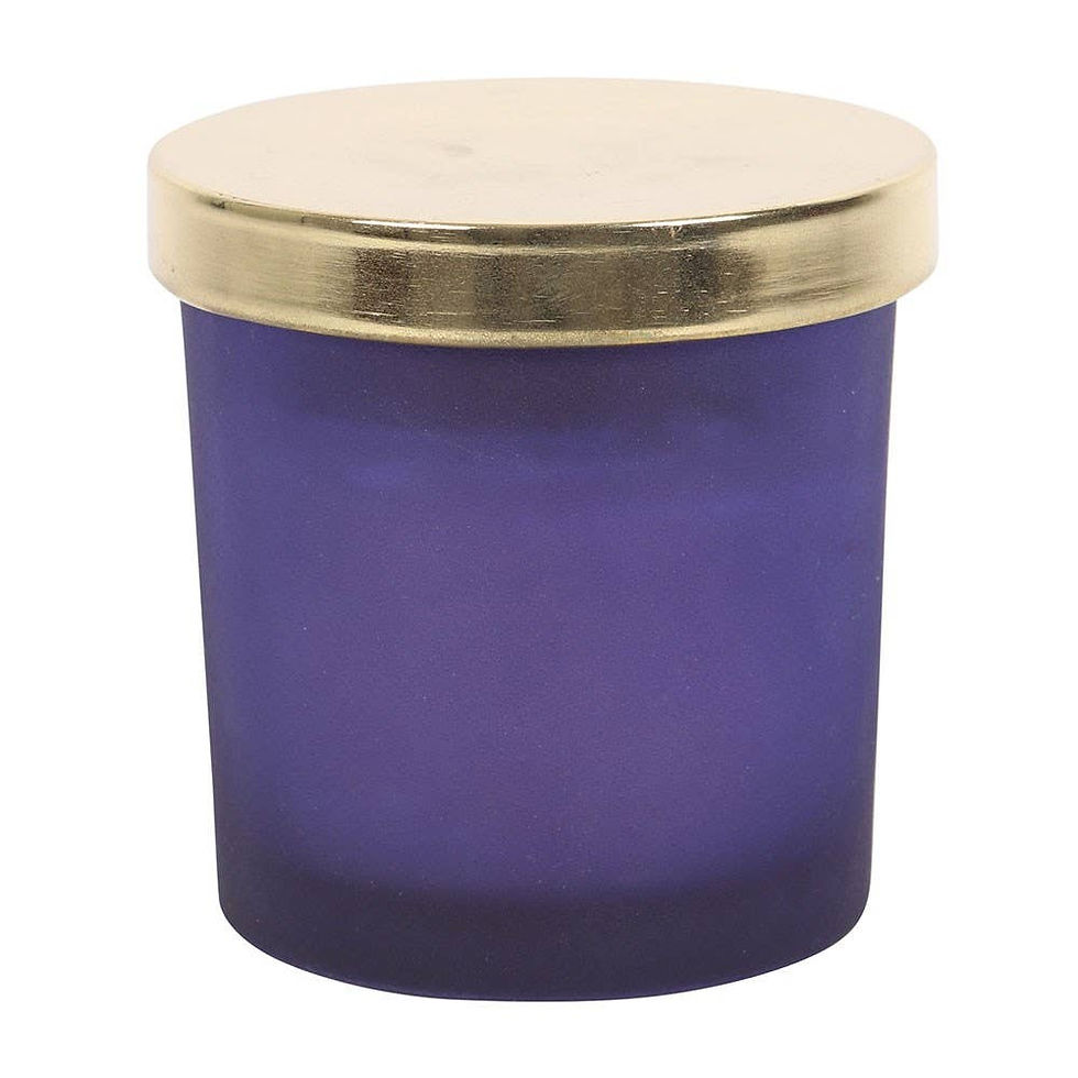 Thumbnail: Third Eye Chakra Lavender Amethyst Candle