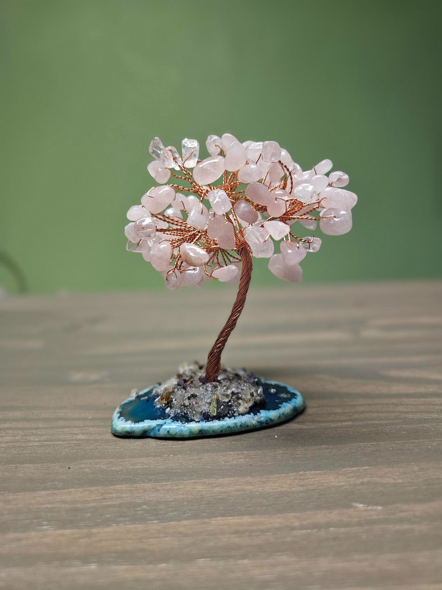 Small Crystal Tree on Agate