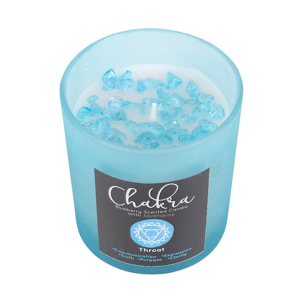 Thumbnail: Throat Chakra Blueberry Lapis Candle