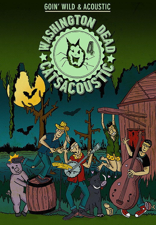 afiche dead catsaoustic Affiche acoustic