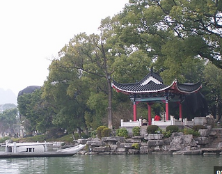Huang Tingjian mooring boat