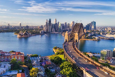 Sydney Skyline And Harbour Bridge Print