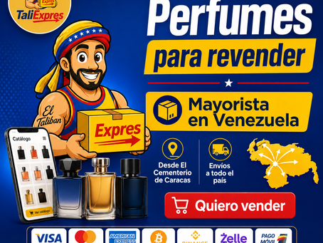 Mayorista de perfumes en Venezuela: perfumes para revender y ganar dólares extras desde casa
