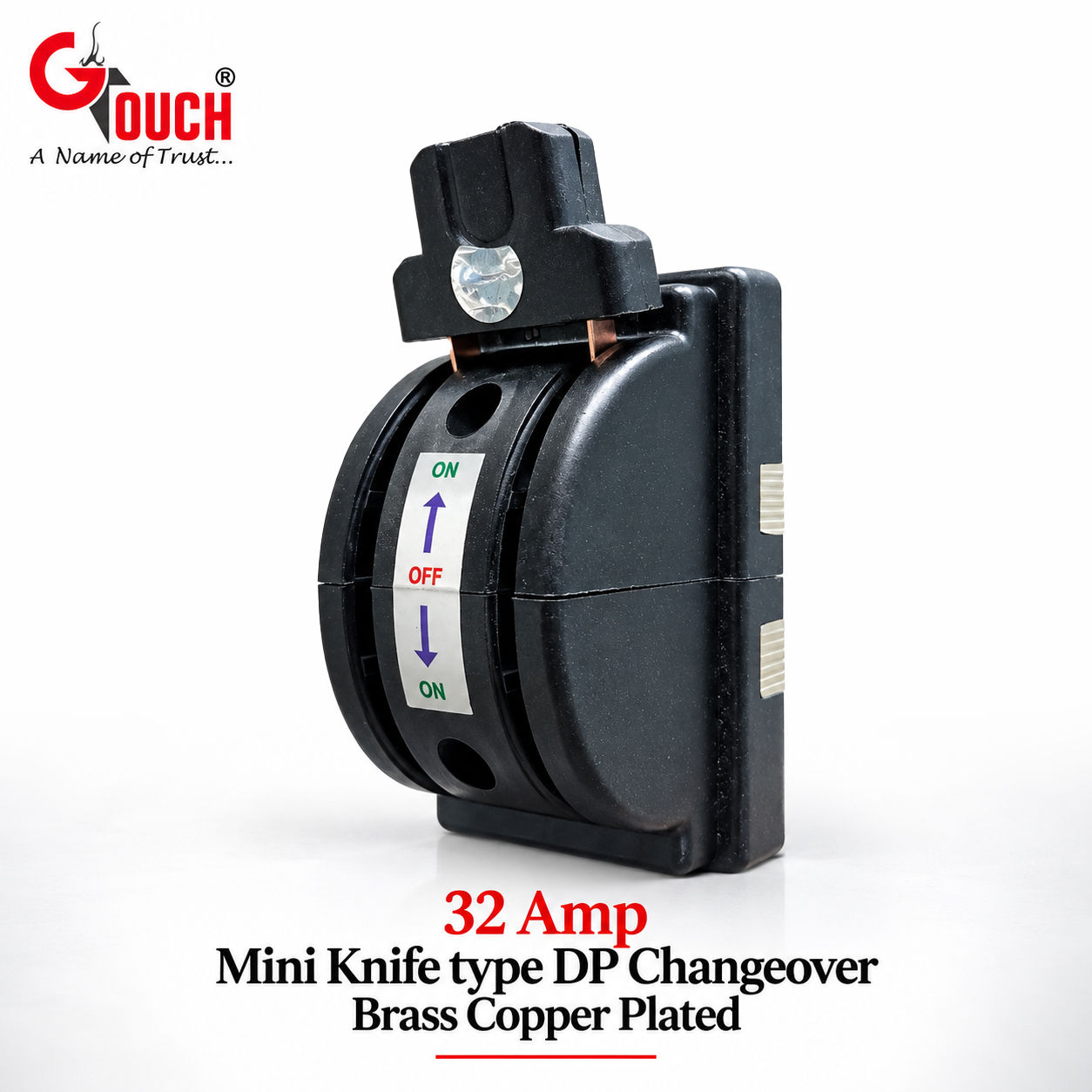 32A D.P. Knife Type Changeover Switch