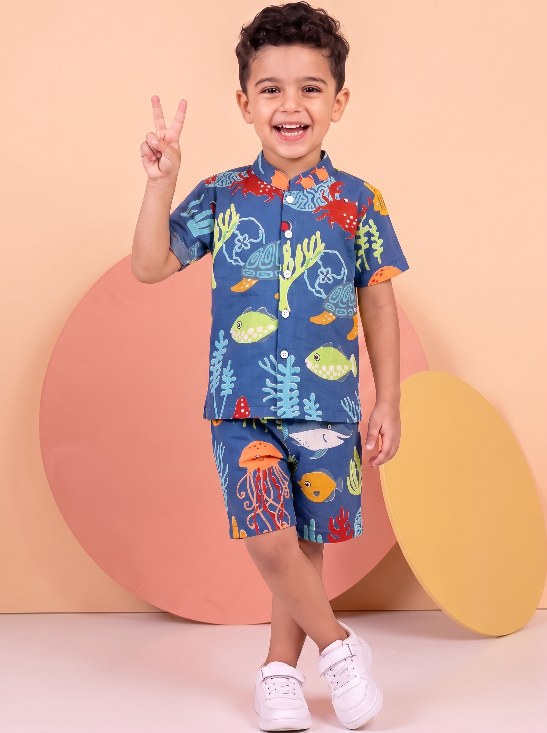 Boys Dress | Under the Sea Co-ord Set – Pure Cotton