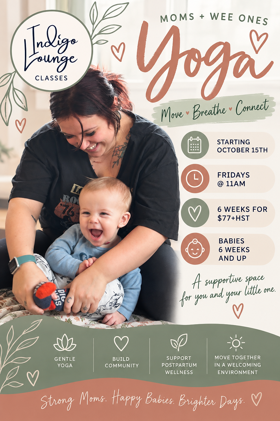 Mom + Wee Ones Yoga ~6 week session