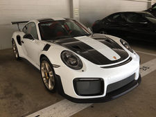 Exterior wash on white Porsche GT2 RS near Love Field in Dallas, Texas – Max’s Luxury Mobile Detailing