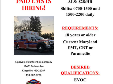 Kingsville is hiring