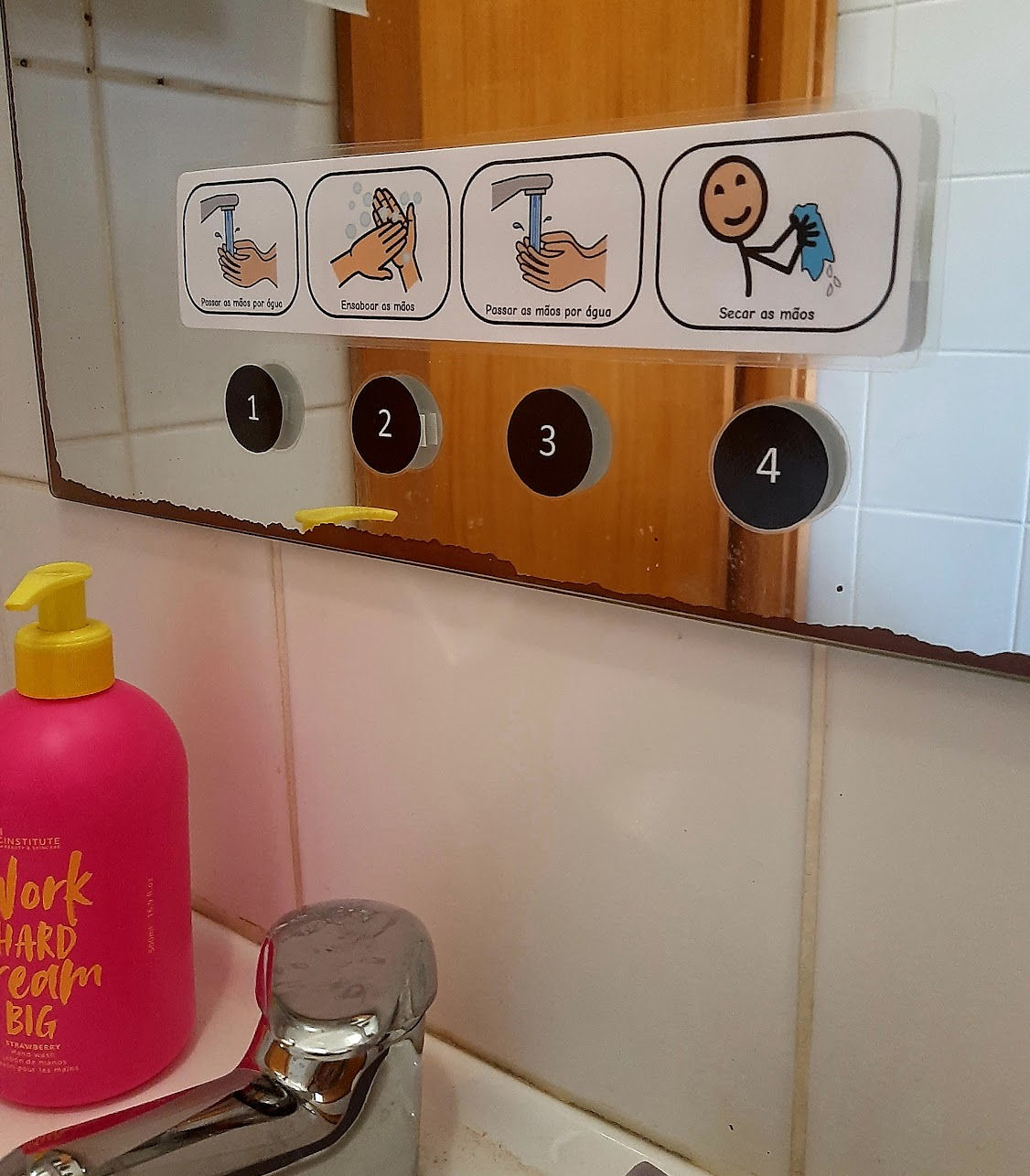 Pistas visuais Casa de banho