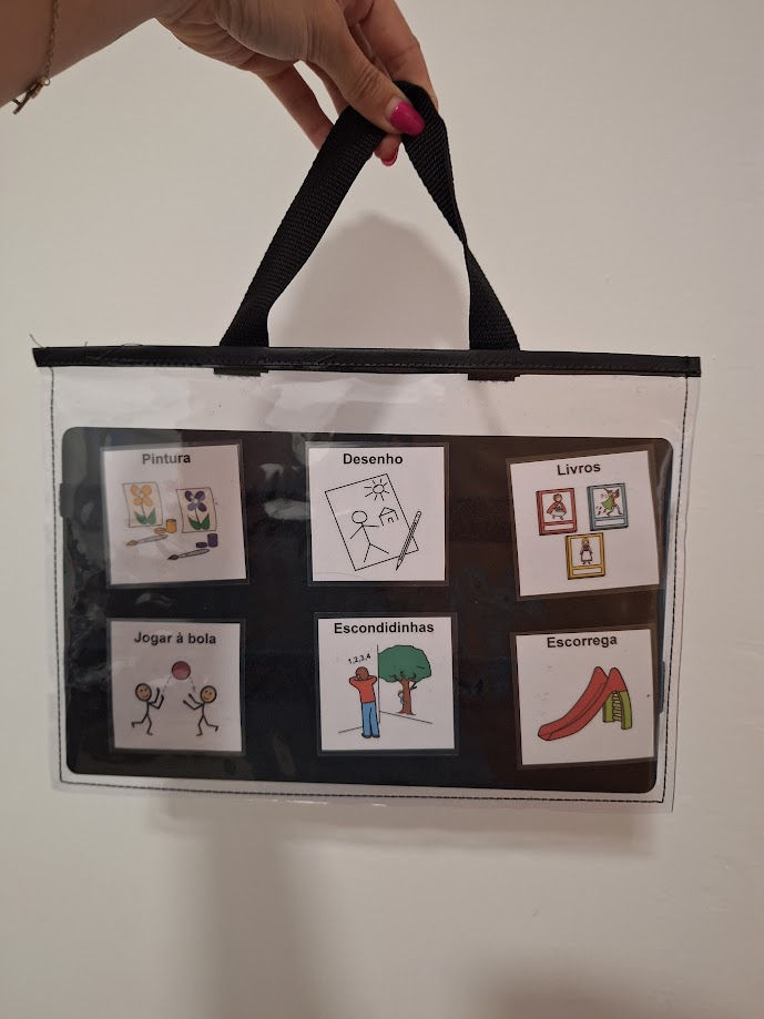 Miniatura: Bolsa transparente para comunicação