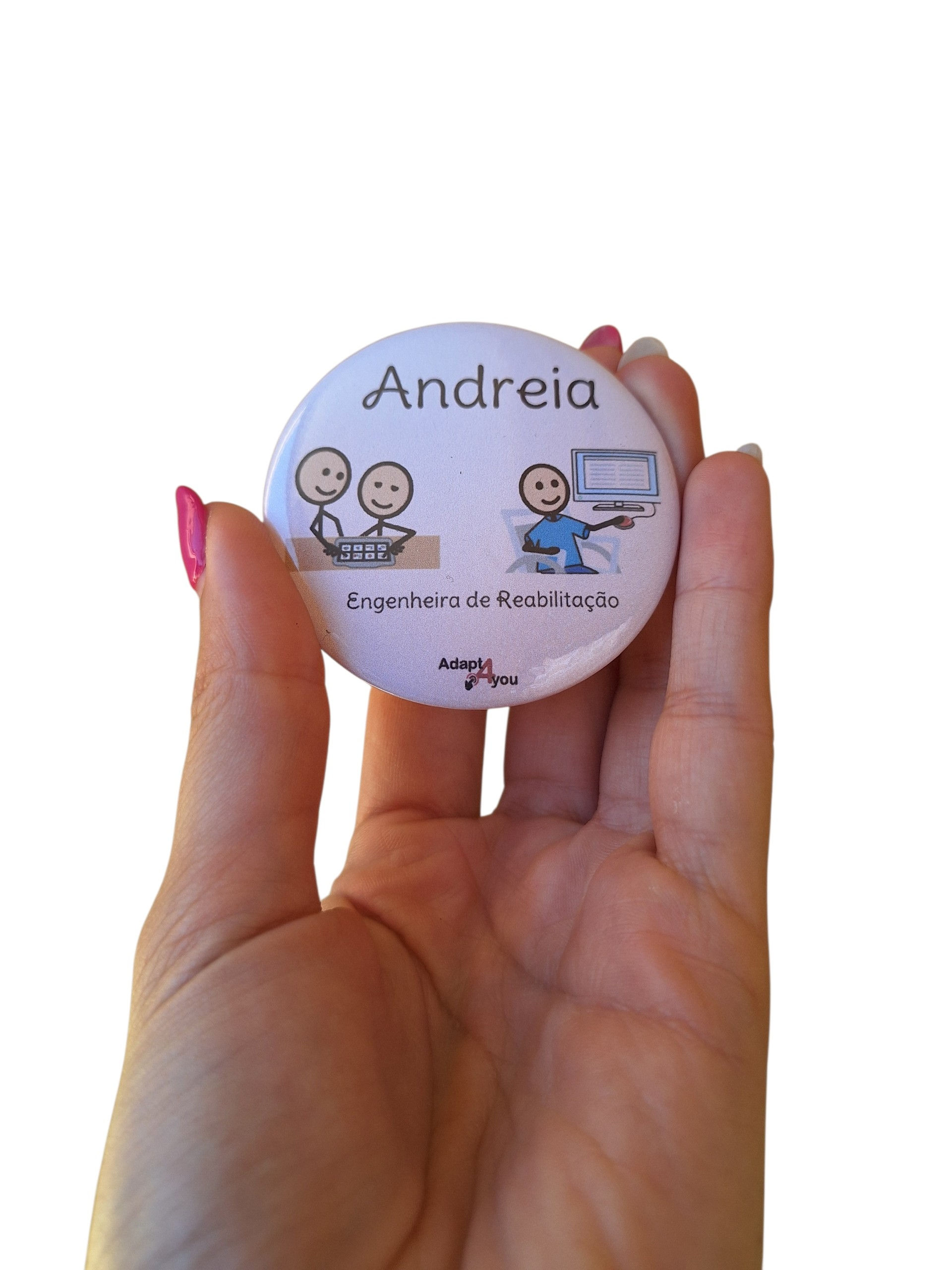 Pin personalizado com pictogramas
